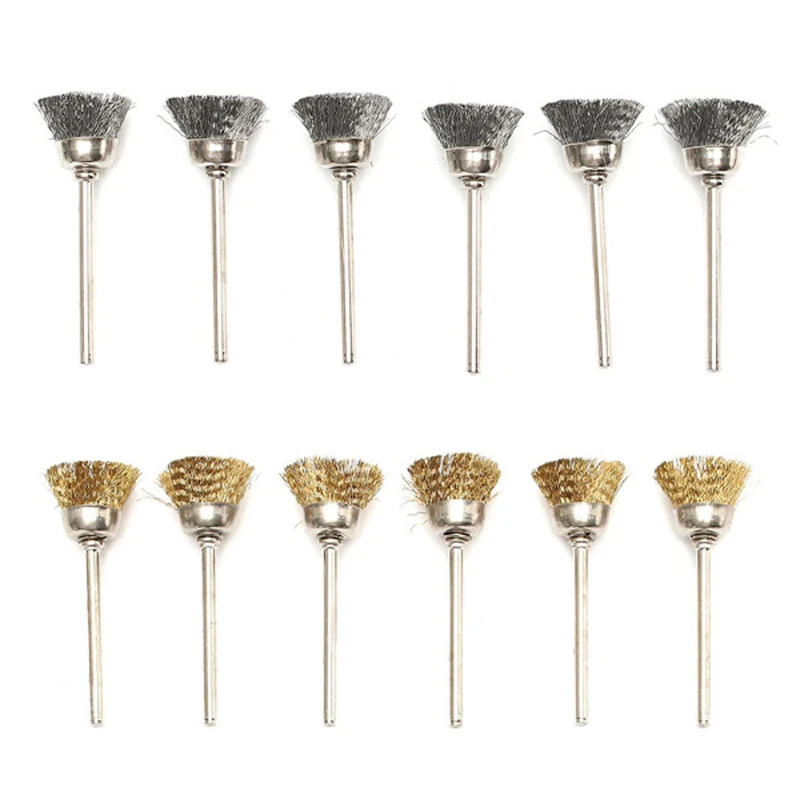 98 шт./компл. латунная стальная проволока полировка щеток колеса песочный барабан