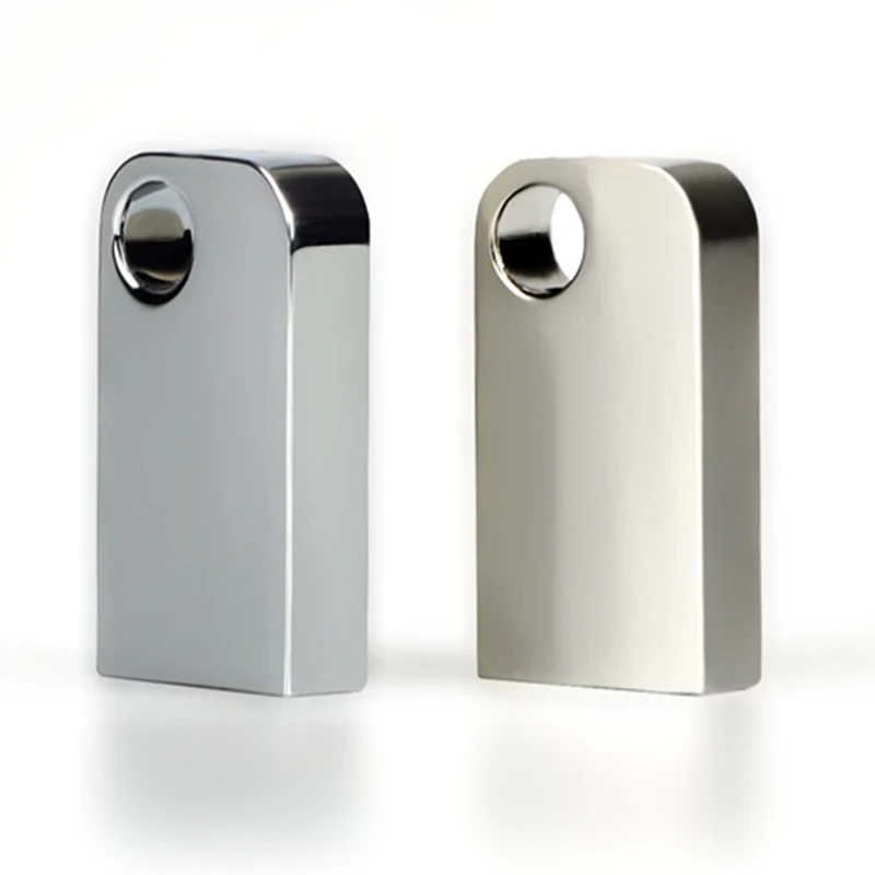 Металлический Мини USB флеш-накопитель 32 ГБ 4 8 16 64 флешка с реальной емкостью милая