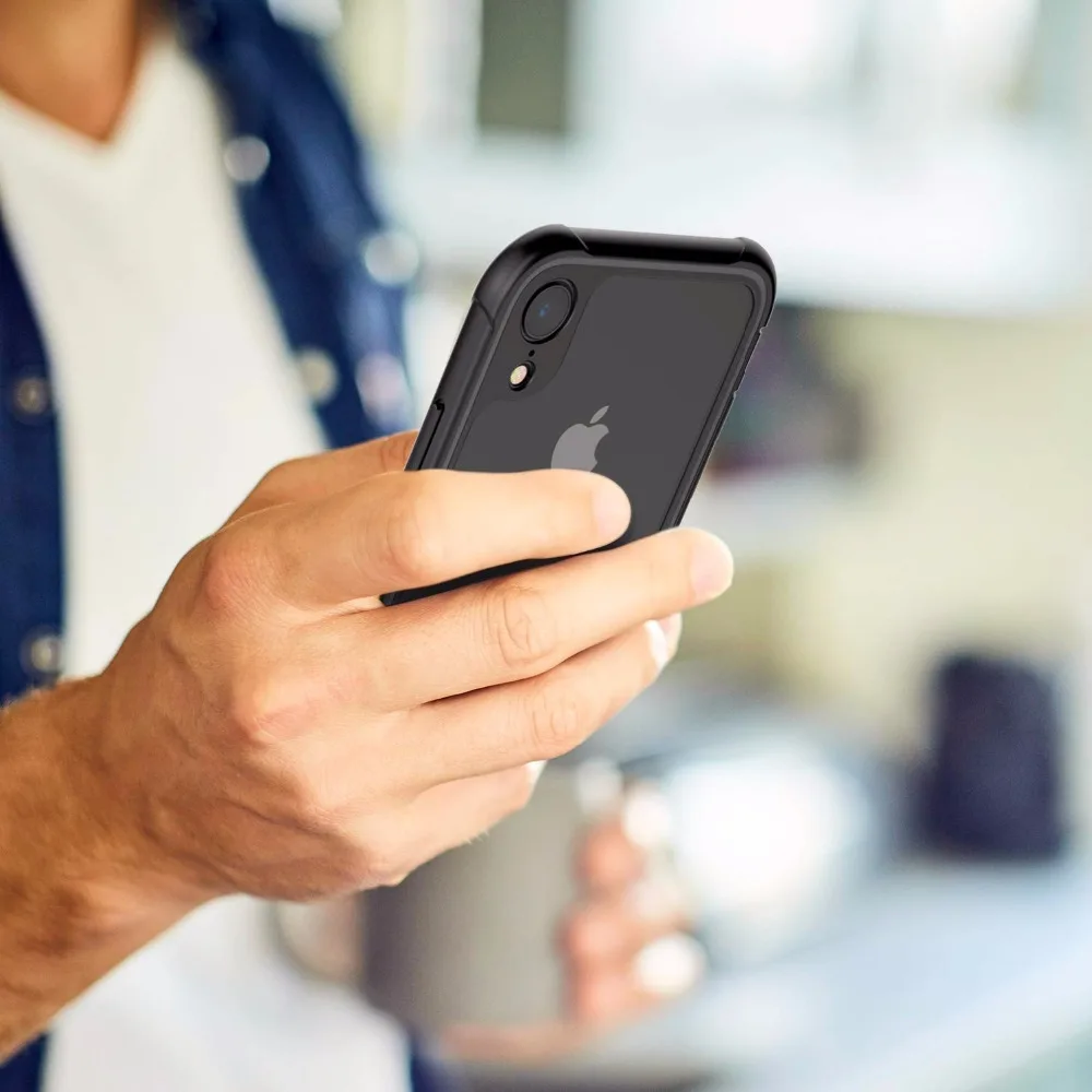 Для iPhone XR чехол 360 градусов Премиум гибридный защитный прозрачный для Apple 6 1 дюйма