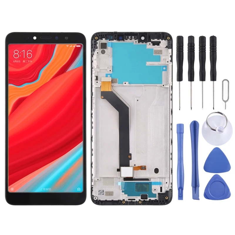 

Сменный ЖК-экран и дигитайзер в сборе, с рамкой, для Xiaomi Redmi S2, с инструментами