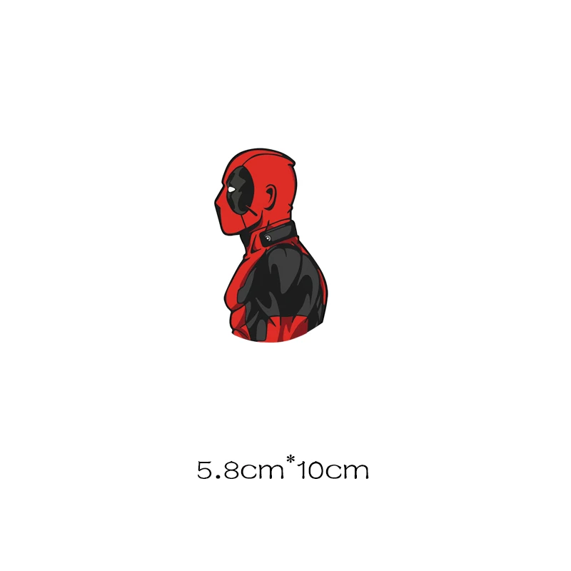 DEAD POOL патч термо-Стикеры для одежды на одежде применение одного утюга на нашивках для одежды гладить на переводах для верхней одежды