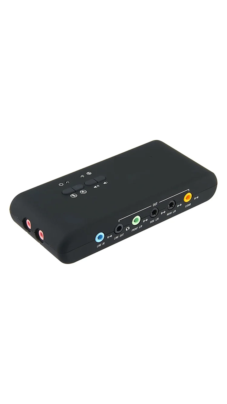 USB 2,0 Звуковая карта CMI6206 чипсет USB 7,1 Звуковая карта USB аудио устройство класс Spec1.0 и USB HID класс Spec 8 DAC выход