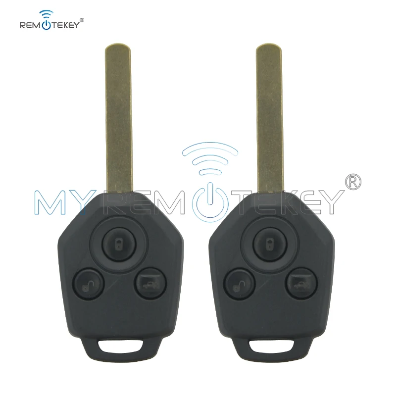 

Remtekey 2pcs Best Price Remote Key 3 Button 434mhz DAT17 4D62 Chip for Subaru Forester Legacy Car Key Replacement
