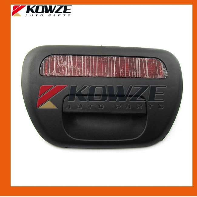 Черная задняя крышка багажника дверь Наружная ручка с крышкой &amp лампа для Mitsubishi