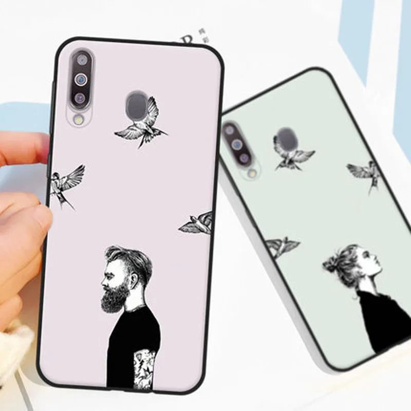 Чехол для Samsung galaxy A40s мягкий силиконовый чехол с рисунком Леона и убийцы телефона