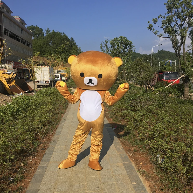 2019 Высокое качество Janpan костюмы талисмана Rilakkuma новинки носить талисман на