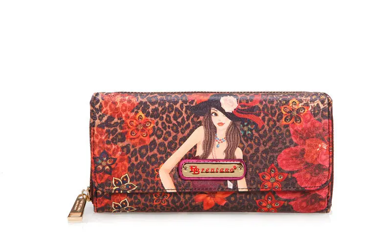 

Modern girl story multi-purpose portable Wallet Clutch
