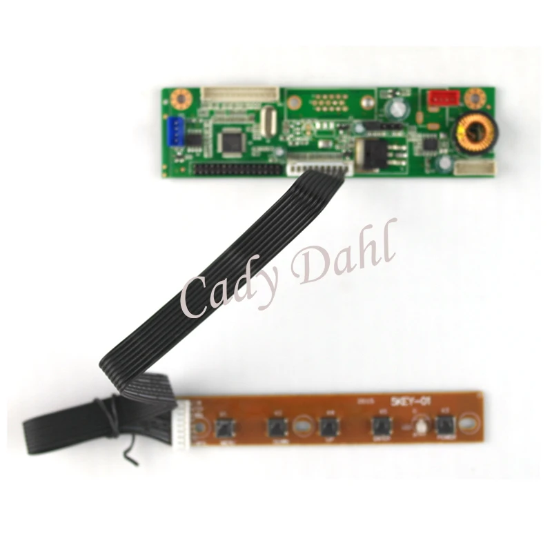 VGA Мониторы контроллер драйвер доска + 40 P кабель lvds Наборы для B173RW01 V0/V1/V2/ v3/V4/V5 1600x900