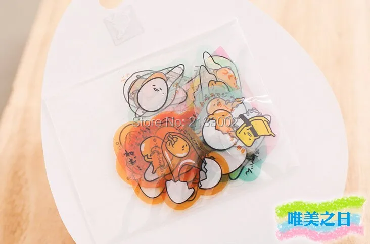 Япония 60 шт./упак. с изображением ленивого яйца уплотнения наклейки дневник