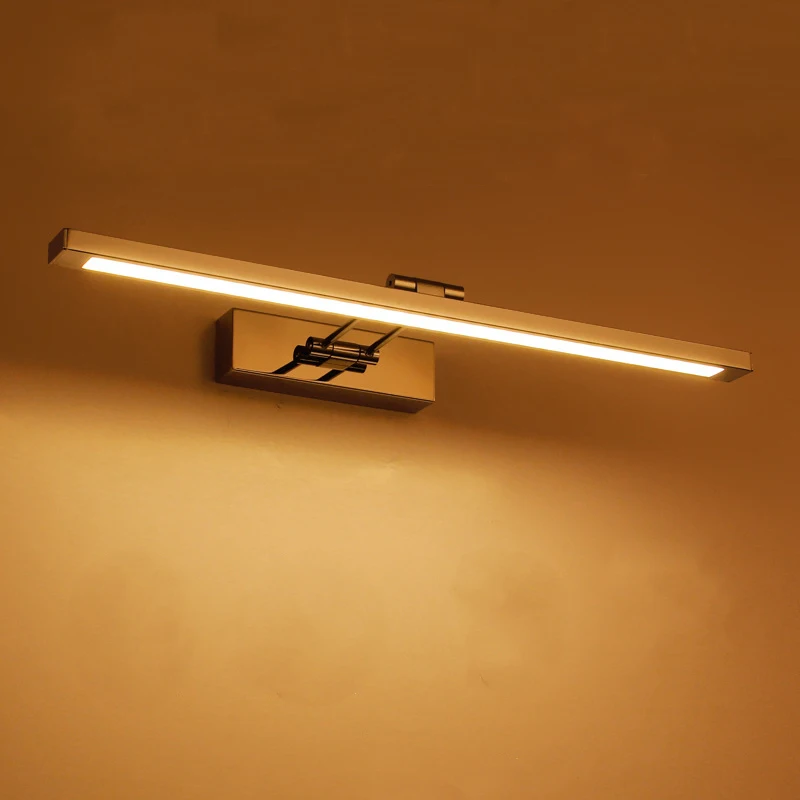 Модные настенные зеркальные светильники для ванной комнаты 410 мм 85 265 в 8 Вт