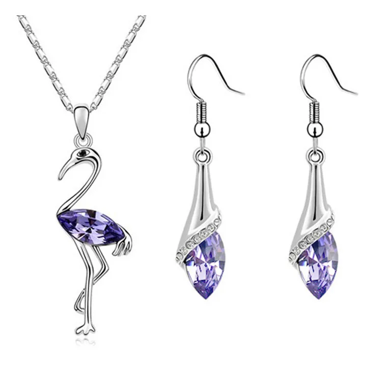 Новинка 2014 романтические Помолвочные милые животные Лебедь ювелирные наборы