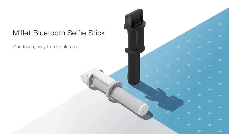 Xiaomi селфи палка Bluetooth 3,0 складной портативный беспроводной контроль ручной затвор для Android и iPhone мобильного телефона