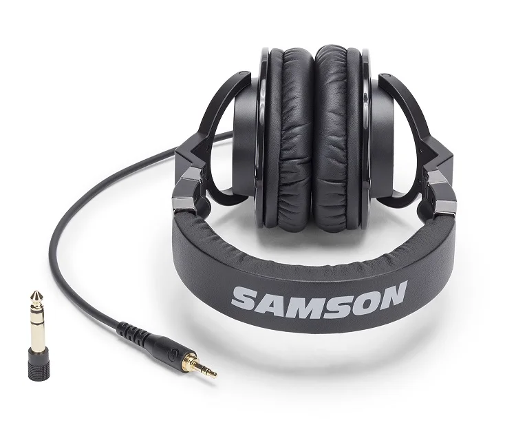 Samson Z35 профессиональные закрытые задние Накладные наушники для студийного монитора с высоким содержанием белка, кожаная гарнитура для полевого аудио, ENG, записи