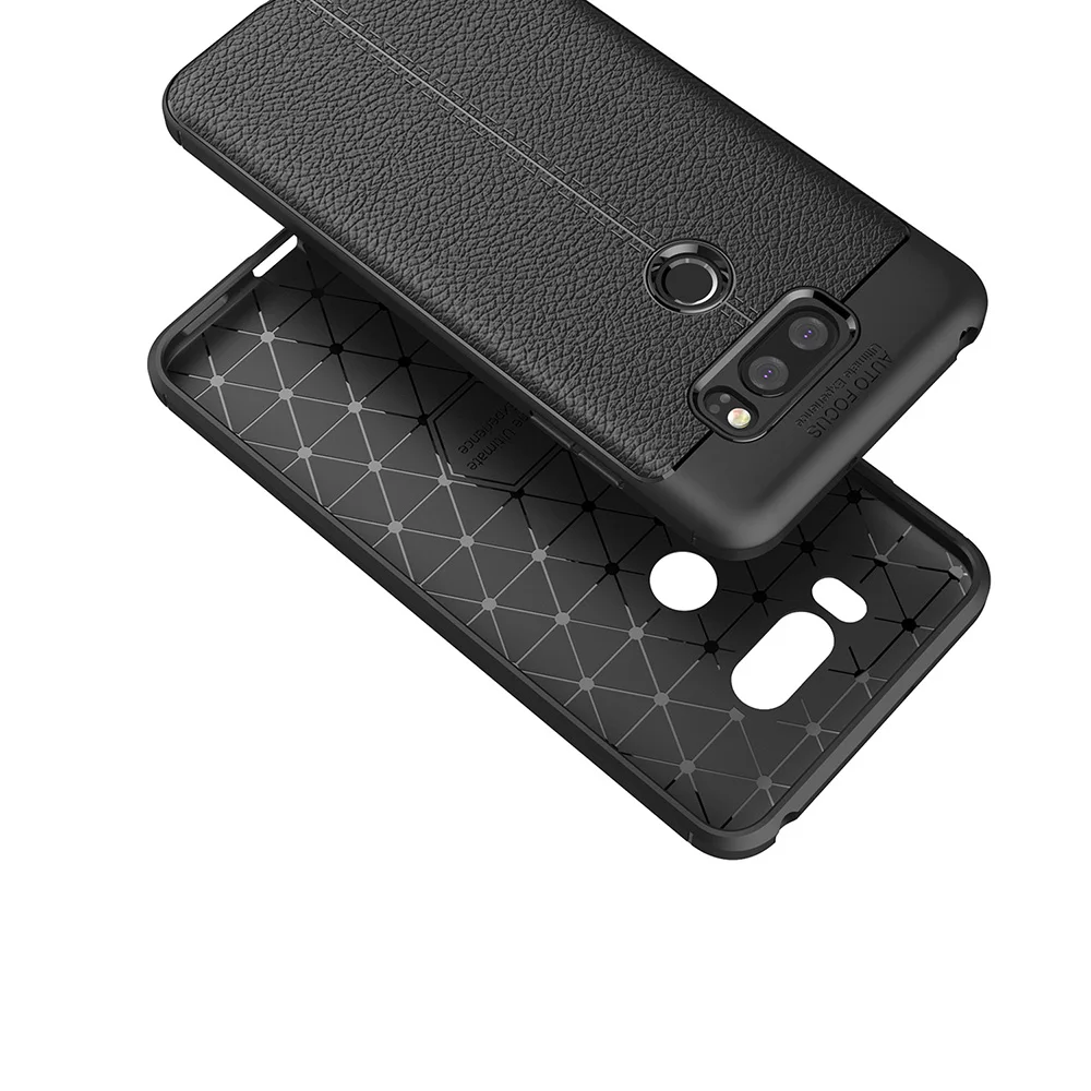 Для LG V30 чехол Lenuo Роскошный из силикона и ТПУ с узором Личи мягкий для телефона |