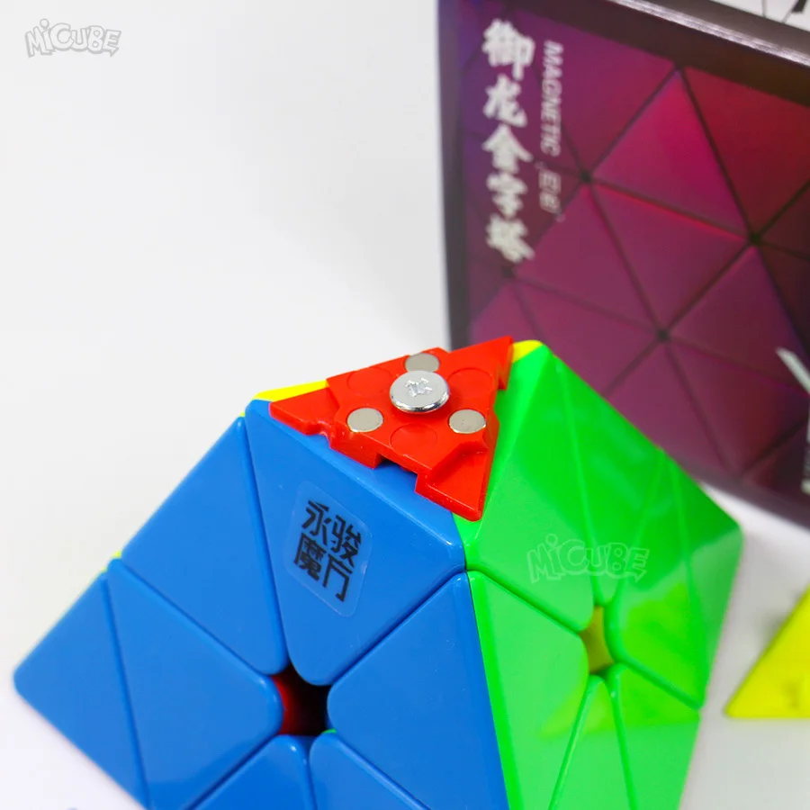 Yongjun Yulong M Магнитный куб Магическая Пирамида Pyraminxcube магический скоростной головоломка без наклеек игрушки для детей Cubo Magico
