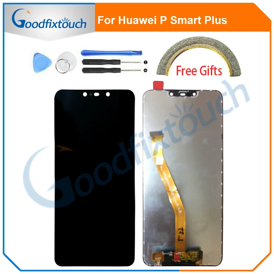 ЖК экран для Huawei P Smart Plus + PSmart дисплей сенсорный дигитайзер в сборе Nova 3i запасные