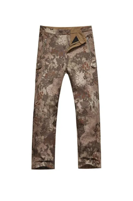 highlander pants T A D Акула кожа флисовая куртка мужская тактическая куртка водонепроницаемая ветрозащитная охотничья военная куртка брюки - Цвет: highlander pants