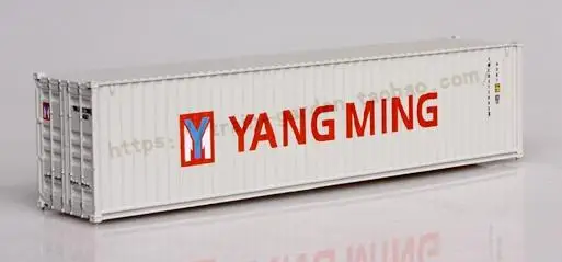 YANGMING Хо масштабная модель поезда аксессуары 40 футов контейнер 1: 87 Модель поезда части архитектурные модели наборы для макета поезда - Цвет: YANGMING