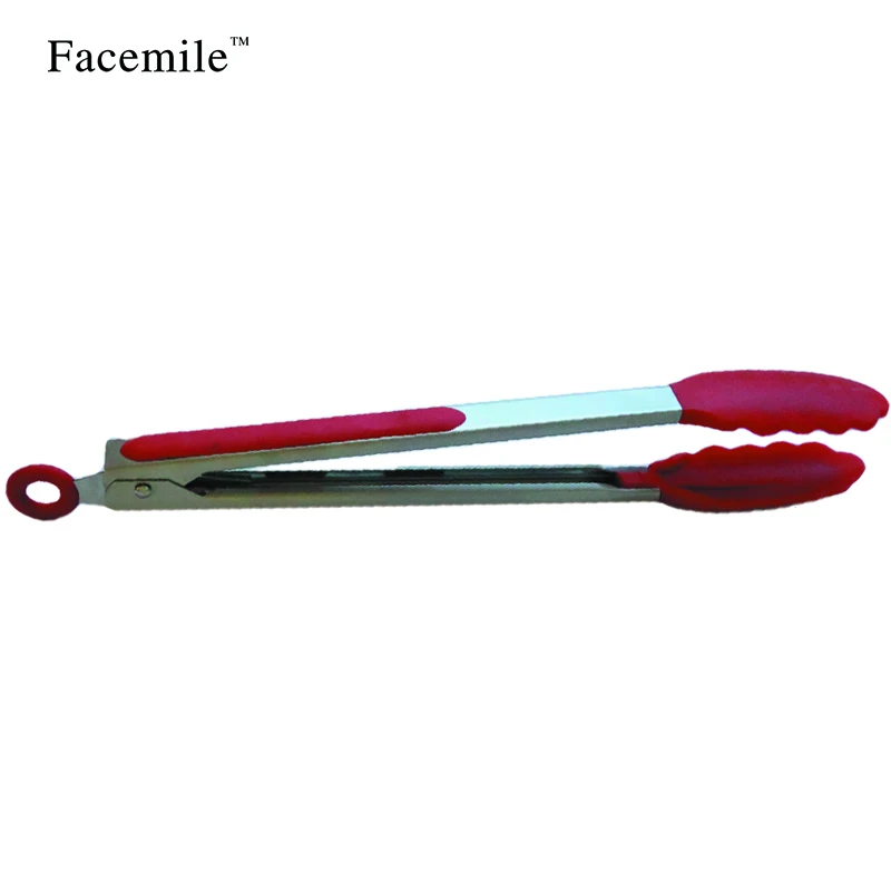 

2pcs/set 9inch 12inch Silicone Kitchen Tongs Sets Salad BBQ Tongs Kitchen Bakeware Accessories Utensils Gift