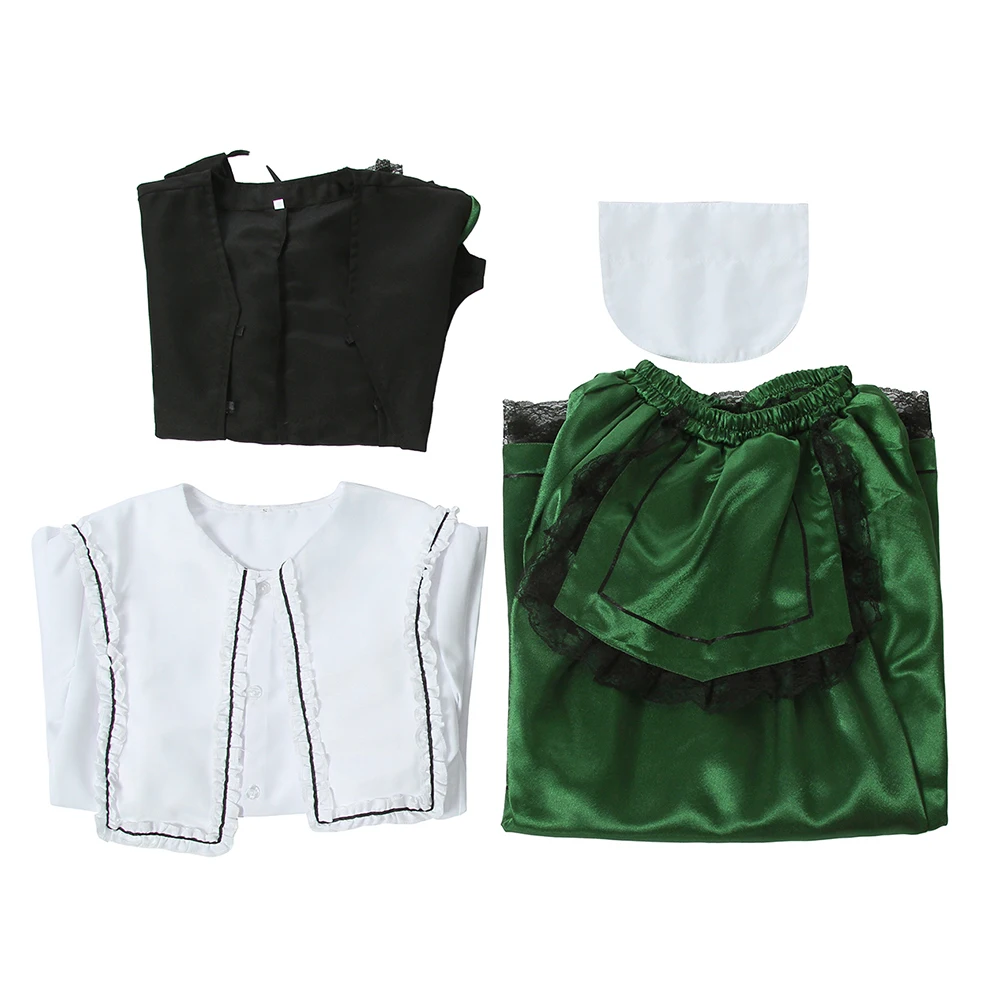 ROLECOS новый аниме Rozen косплей для девушки костюм Suiseiseki Джейд Стерн Косплей костюмы