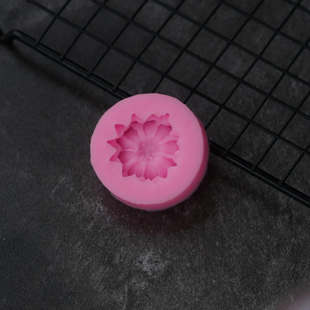 3D Силиконовая формочка в виде цветов форме хризантемы инструменты для украшения