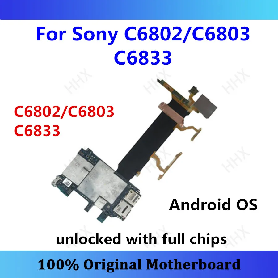 Для sony Xperia Z Ultra Xl39h C6802/C6803 C6833 материнская плата Android пластина C6802/C6803 C6833 карта/плата разблокированная материнская плата