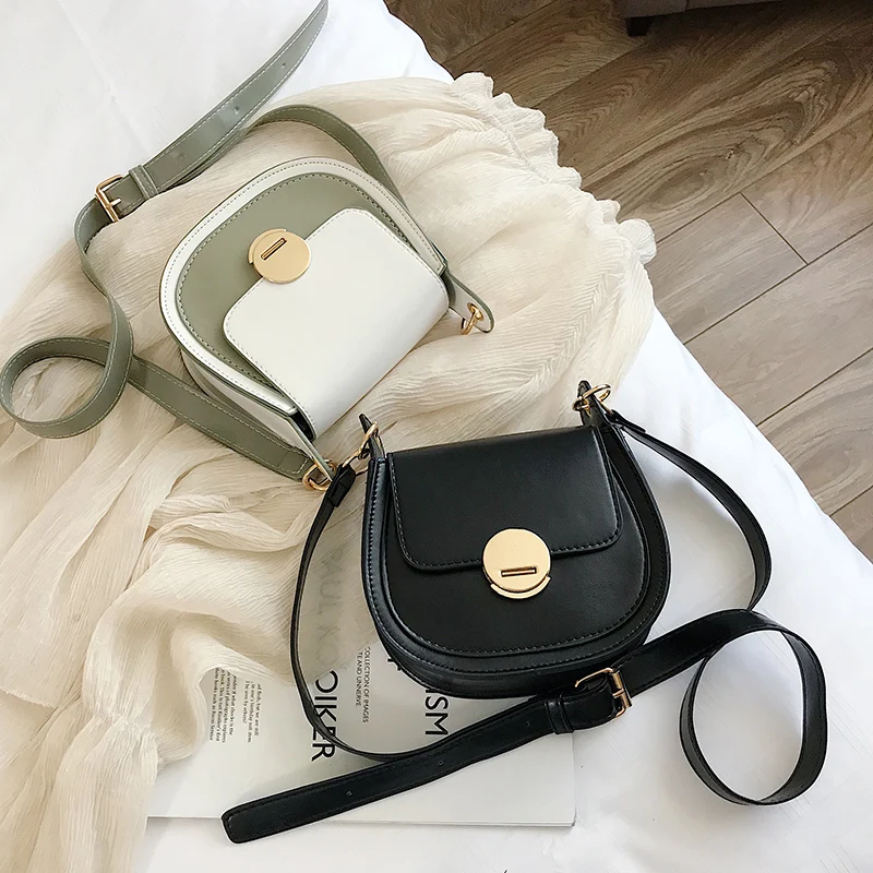 Женская сумка из ПУ кожи простая дизайнерская на одно плечо в европейском и