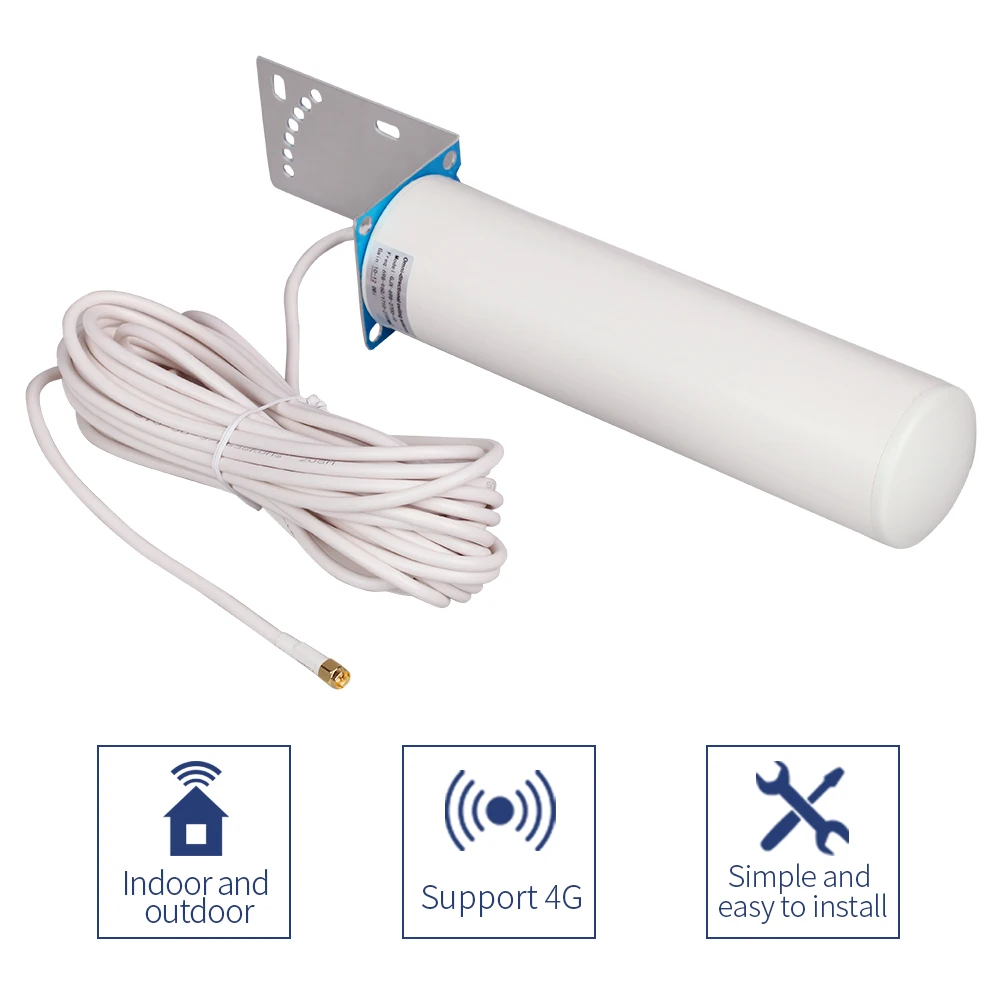 Антенна для мобильного телефона 3G 4G LTE усилитель коннектор 2 SMA male/TS9/CRC9 панельная
