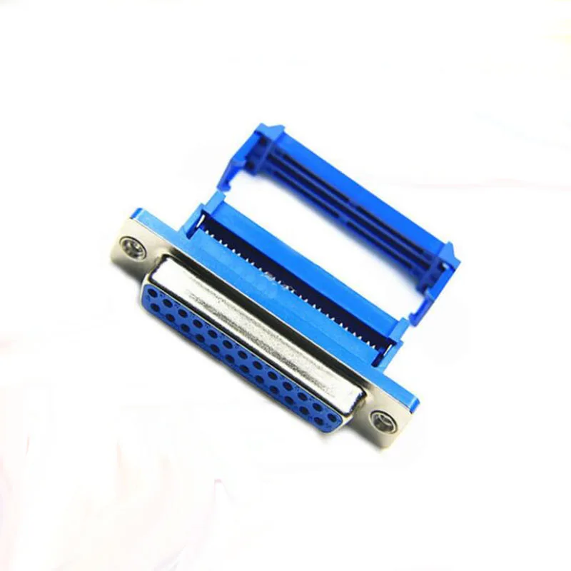 DB25 гнездовой разъем типа провода давления последовательный порт 25pin RS232 |