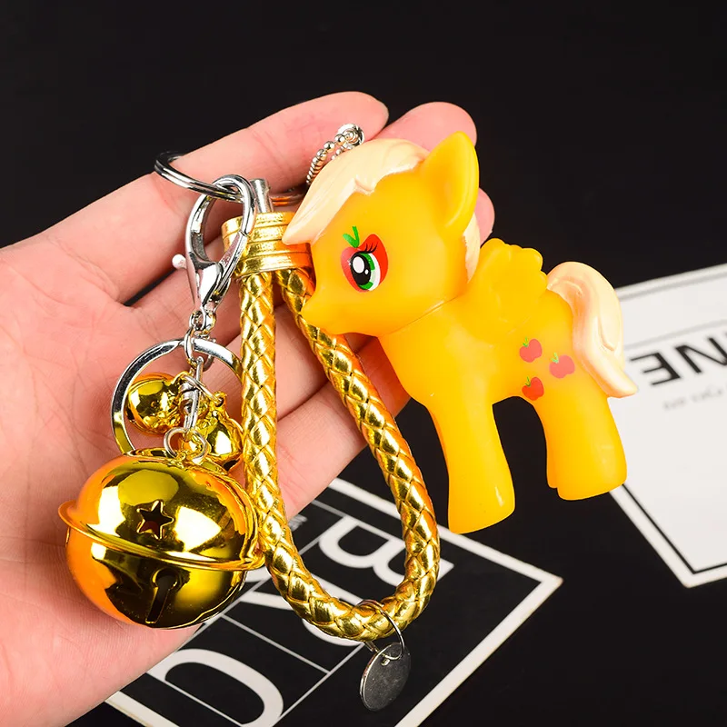 5 шт. милый брелок в виде единорога с подвеской колокольчика Свадебный декор