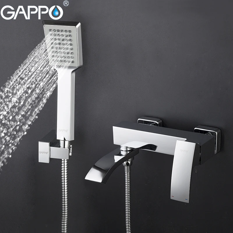 GAPPO bathtub faucet wall mounted bathroom shower bath mixer waterfall taps brass faucets | Обустройство дома
