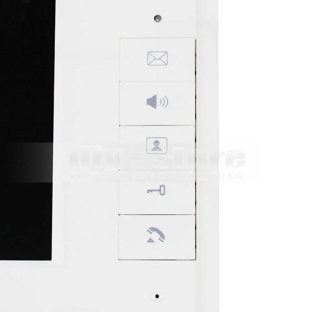 Видеодомофон DIYSECUR 7-дюймовый проводной видеодомофон с камерой 700TVL RFID