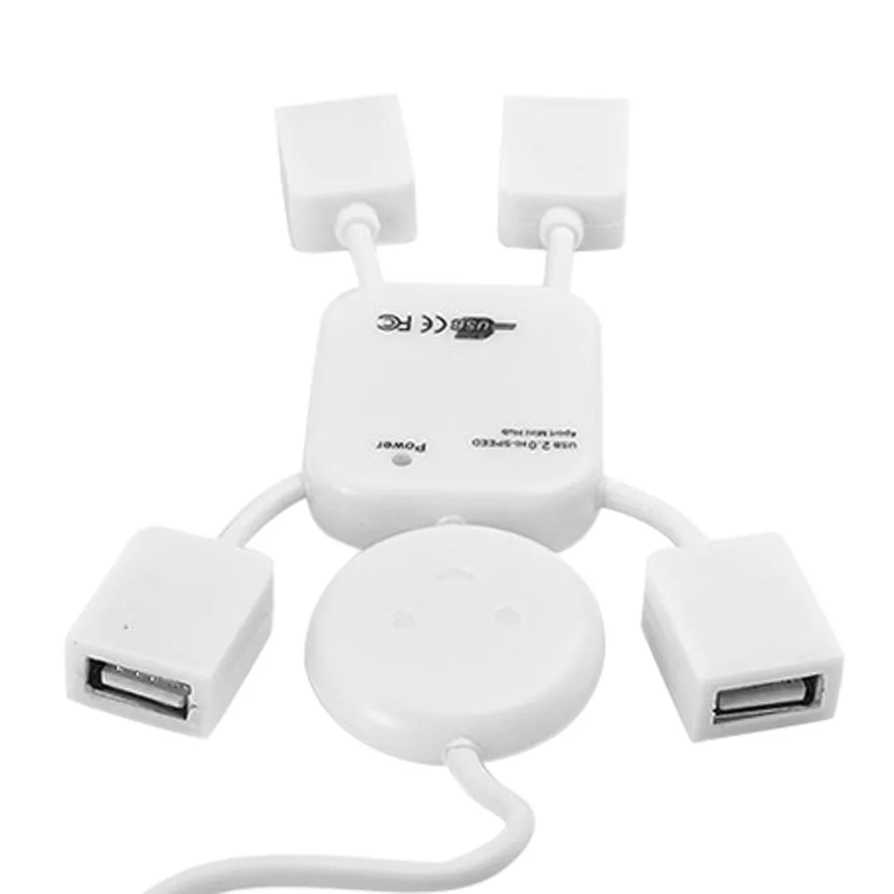 CARPRIE новый 4 портовый концентратор Высокоскоростной USB 2 0 человекоидный