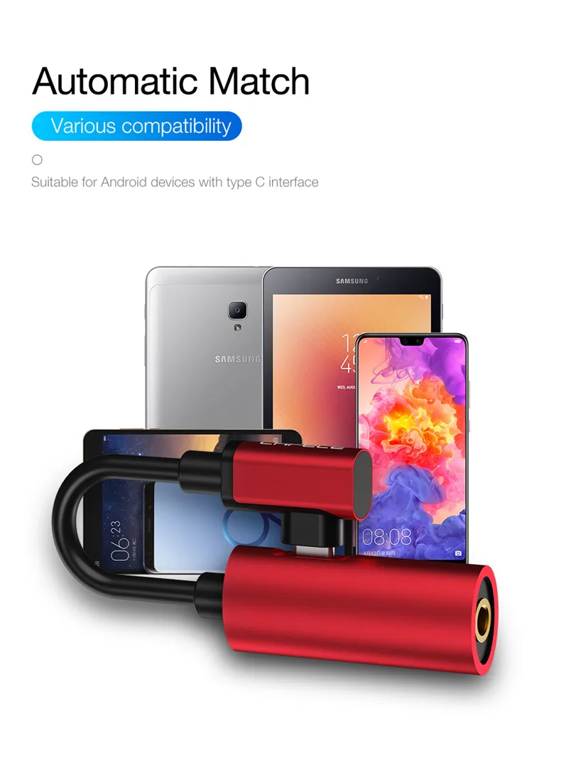 Кабель Cafele type C до 3,5 мм USB C OTG до 3,5 мм AUX адаптер для Xiaomi mi 9 8 Red mi Note 7 huawei P20 30 pro Jack аудио адаптер