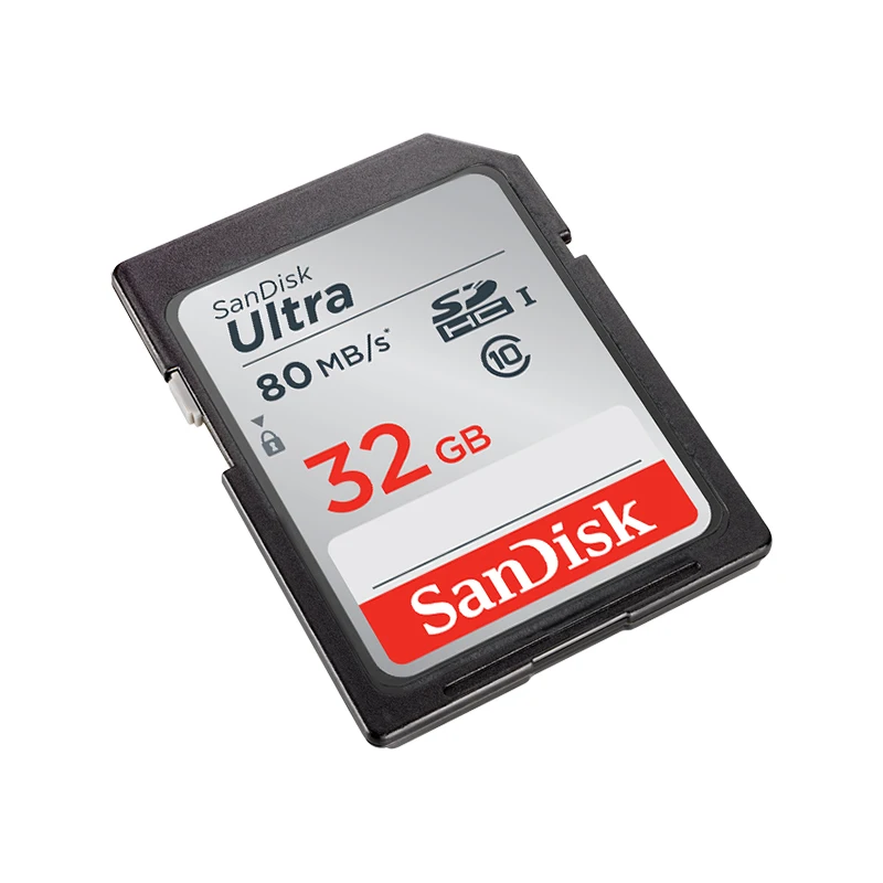 SanDisk Memory Card Ultra SDHC SD Card 32GB C10 UHS-I 80MB/s Read Speed for Camera Camcorder (SDSDUNC-032G-ZN6IN)
