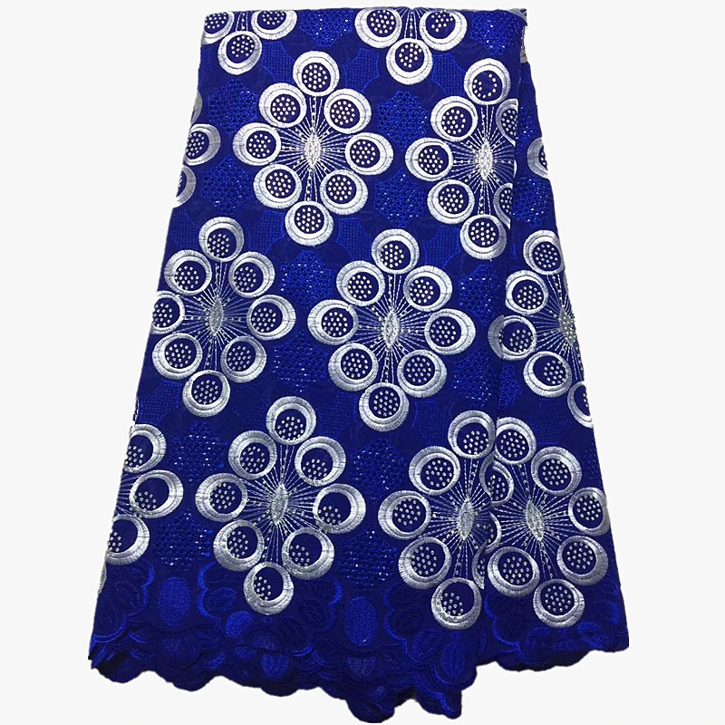 

blue and white swiss lace dry lace fabrics high quality cotton lace fabric with stones embroidered african fabric swiss laces
