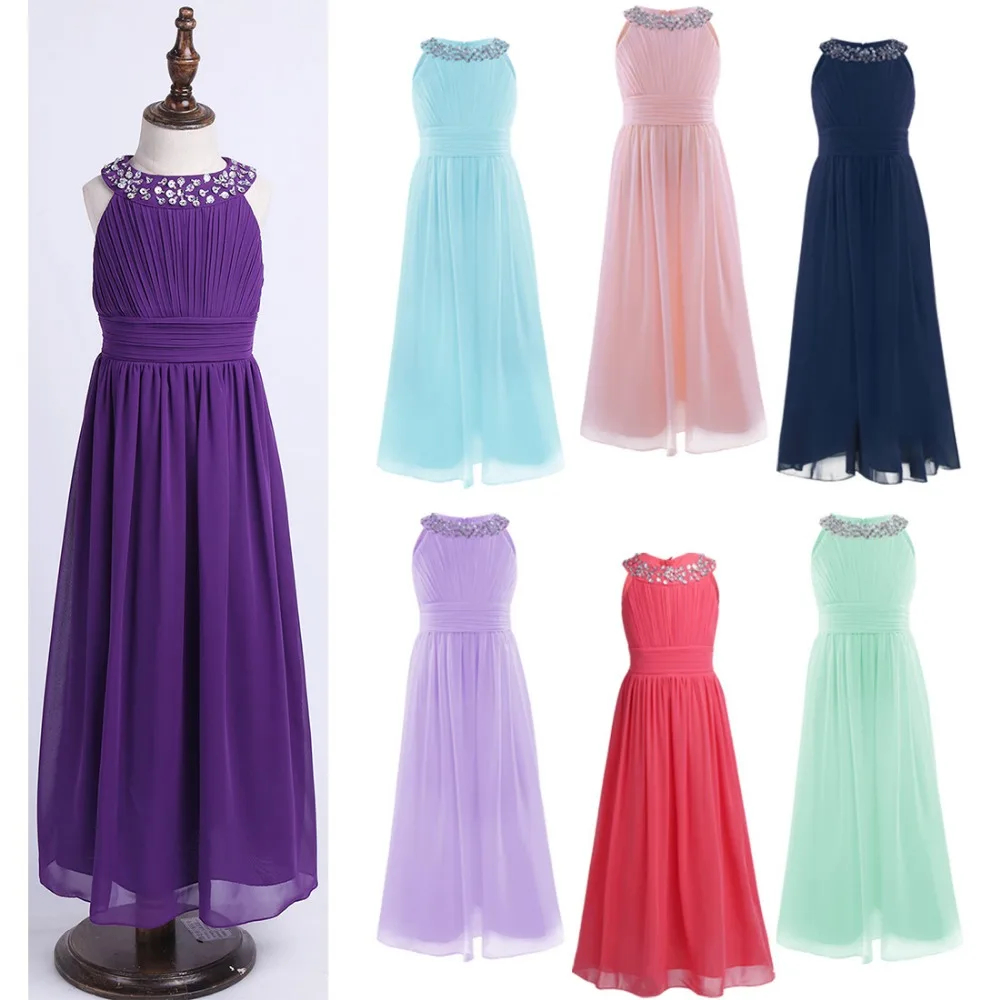 Детские блестящие платья для бальных танцев с блестками девочек торжественное