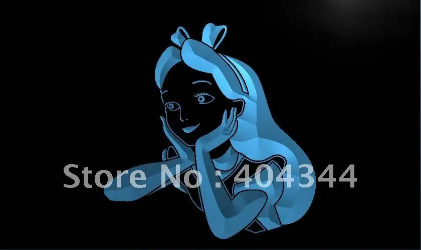 

LC217- Alice in Wonderland LED Neon Light Sign home decor crafts