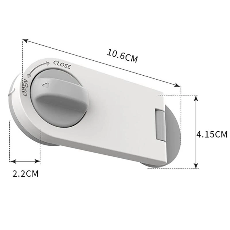 1pc 10x4x2cm 02 5 шт./лот Детские замки для безопасности детей домашний дверной шкаф, ящик, туалет замок для защиты детей Защитные замки уход - Цвет: 1pc 10x4x2cm 02