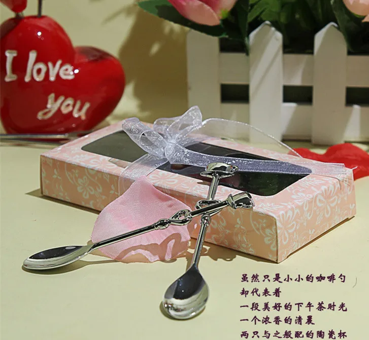 1 пара люблю чай пить кофе ложка чайная свадебные душ ну вечеринку пользу