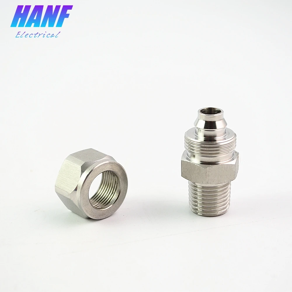 1 шт. 304 Нержавеющая сталь BSP 1/4 &quotнаружная резьба x 12 мм OD пробки Быстрые