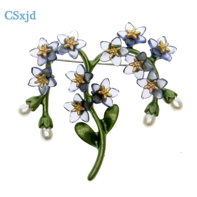 Винтажные Украшения CSxjd в виде растений натуральный пресноводный жемчуг новая