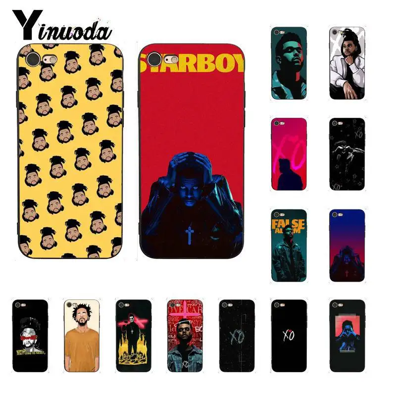 Yinuoda 2017 Новый телефон Weeknd Starboy Pop Singer для iPhone X XS MAX 6 6s 7 7plus 8 8Plus 5S SE XR 11 11pro