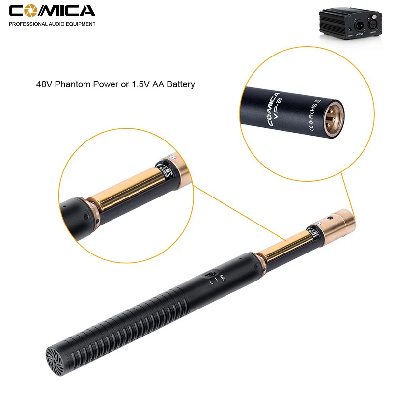 Comica CVM-VP2 Professional Advanced Broadcast Microphone and Accessories Kit для камеры/видеокамеры Canon Nikon Sony