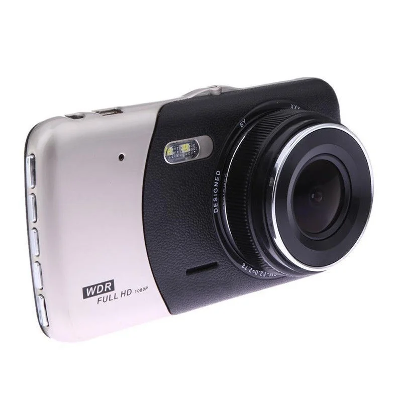 40 шт./лот 1080P 4 &quotHD LCD с двумя объективами Автомобильный видеорегистратор камерой