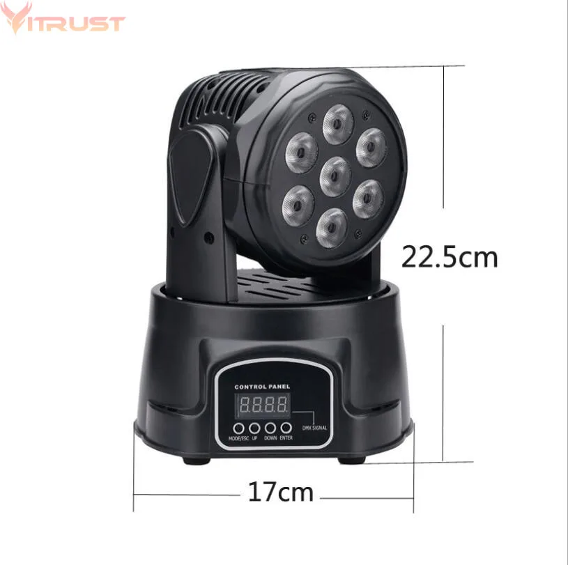Сценический прожектор RGBW Вечерние огни для дискотек дискотека DMX512 7 светодиодный