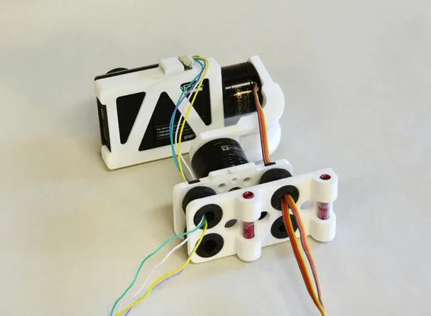 2 осевой бесщеточный карданный подвес для квадрокоптера TBS Black Sheep с 3D принтом Gopro