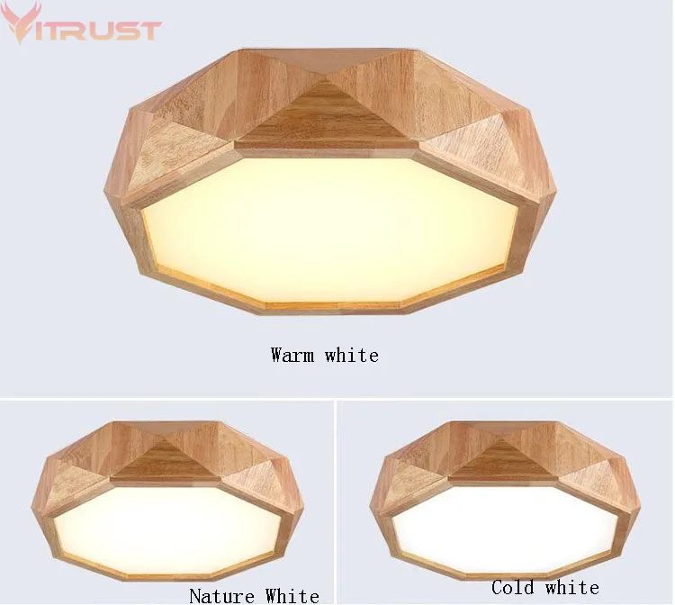 Современные деревянные потолочные светильники Vitrust скандинавские для дома