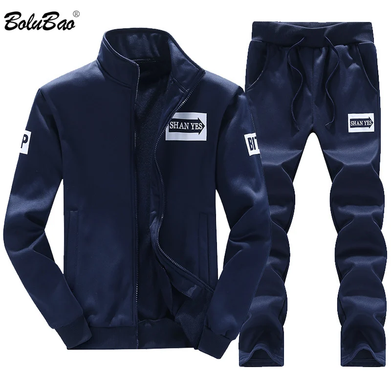 

BOLUBAO Men Set Sportswear Swetpants Spring Summer Male Clothing Casual Sportswear Tracksuits Sweatshirt Male Set Suit