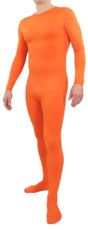 Женское боди с длинным рукавом черное из лайкры | Тематическая одежда и униформа